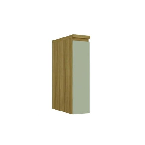 Balcão Cozinha Nesher Rainha Porta Tempero 20cm Greige
