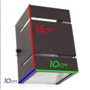 Ver imagem 3 de kit 3x Arandela Marrom + LED 5W 6000K luminária Externa Parede Muro 2 Focos Frisos Fachos St327