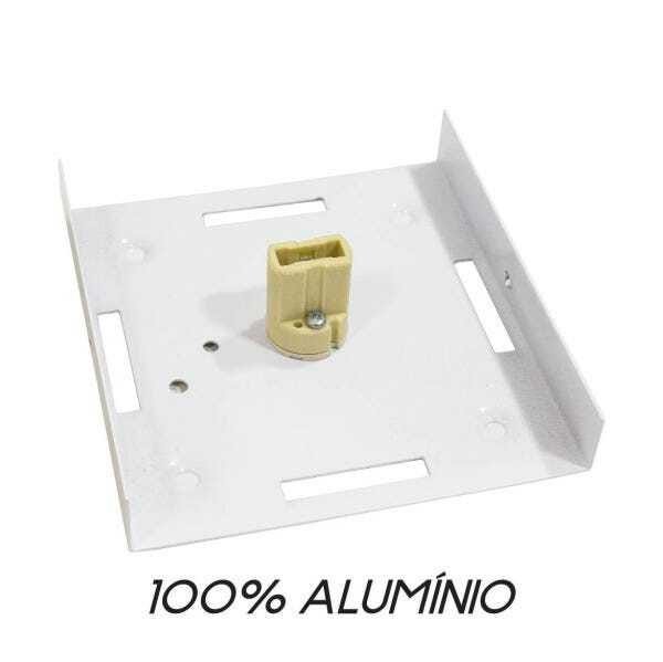 Arandela Alumínio 2 focos frisos externa interna + LED G9 ST327 - 5