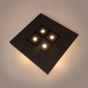 Ver imagem 4 de Plafon Moom 60x60cm Preto para 4 Dicróica e 4xe27 St1601