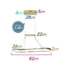 Ver imagem 3 de Pendente Anel Theo Led Integrado 45w Starlux Ouro St1767