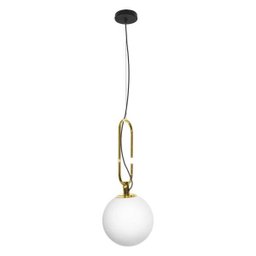 Pendente Mob Cúpula Em Vidro Yd001 Bella Iluminação St1881 - 1