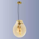 Ver imagem 4 de Pendente Caju Vidro 48cm Bella Iluminação + 3 lâmpadas T30 110V St1882