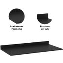 Ver imagem 2 de Tampo de Balcão para Cozinha 100 Cm Esmeralda Preto