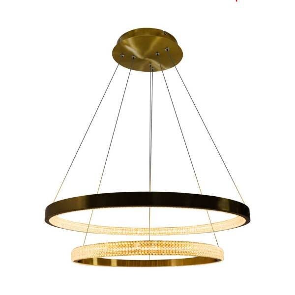 Lustre Pendente Bella Oca 2 Arcos 80 E 60cm 74w Gd003 St1878 - 4