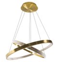 Ver imagem 1 de Lustre Pendente Bella Oca 2 Arcos 80 E 60cm 74w Gd003 St1878