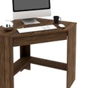 Ver imagem 5 de Mesa Escritório Office de Canto Escrivaninha com Gaveta: Nogal