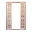 Ver imagem 7 de Porta Balcão de Correr de Madeira Padrão Cedro Veneziana Reto Bat.14 Cm-2.15 (a) X 2.20 (l)