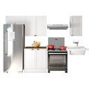 Ver imagem 1 de Composição Cozinha Olivia 4pc 6pt Tpo Poliman Móveis