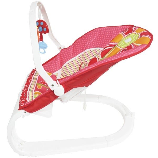 Cadeira Cadeirinha Bebê Descanso Vibratória Musical Brinquedos Menina Rosa Importway BW-095RS - 4