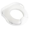 Assento Sanitário Redutor Infantil Almofadado Acolchoado com Alça Portátil Branco Brinqway Bw- - 1