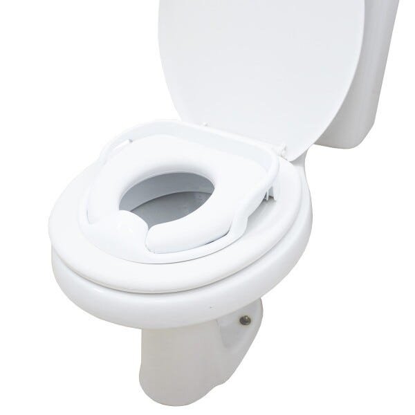 Assento Sanitário Redutor Infantil Almofadado Acolchoado com Alça Portátil Branco Brinqway Bw- - 2
