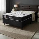 Ver imagem 1 de Cama Box Conjugada de Espuma Ortobom Union Ortopedic Casal 138cm