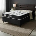 Ver imagem 1 de Cama Box Conjugada de Espuma Ortobom Union Ortopedic Casal 138cm