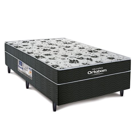Cama Box Conjugada de Espuma Ortobom Union Ortopedic Casal 138cm