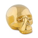 Ver imagem 1 de ESCULTURA CRÂNIO DOURADO EM CERÂMICA