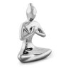 KIT 2 PEÇAS ESCULTURA YOGA PRATA EM PORCELANA - 3 PCS - 2