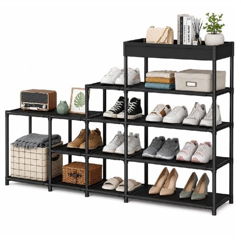 Estante 12 Prateleiras Nicho Organizador Modular Multiuso Sapateira Rack Armario Brinquedos Quarto P