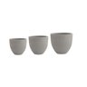 KIT CACHEPOT DE PISO EM CIMENTO - 3 PCS - 1