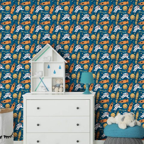 Papel de Parede Infantil - Space Arte Destaque 3 Metros