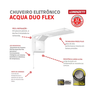 Chuveiro Acqua Duo Flex Branco 220v - 5