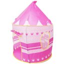 Ver imagem 5 de Barraca Infantil Toca Dobrável Castelo Menina Cabana Tenda Divertida Rosa Brinqway BW-068RS