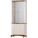 Ver imagem 3 de Cristaleira para Sala de Jantar Bar Espelhada 3 Portas Verbena N01 Off White Ypê - Lyam Decor