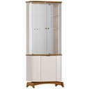 Ver imagem 2 de Cristaleira para Sala de Jantar Bar Espelhada 3 Portas Verbena N01 Off White Ypê - Lyam Decor