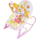 Ver imagem 2 de Cadeira Cadeirinha Bebê Descanso Vibratória Musical com Balanço Menina Rosa Importway Bw-094rs