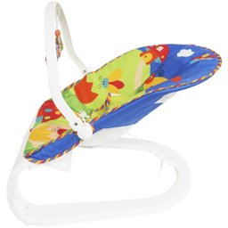 Cadeira Cadeirinha Bebê Descanso Vibratória Musical Brinquedos Menino Azul Importway Bw-095az - 4