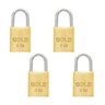 4 Cadeado Gold Latão Anti micha Linha Yale 20MM Trava Dupla - 1