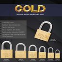 Ver imagem 3 de Cadeado Gold Latão Linha Yale 50MM Trava Dupla Anti micha
