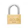 Cadeado Gold Latão Linha Yale 50MM Trava Dupla Anti micha - 1