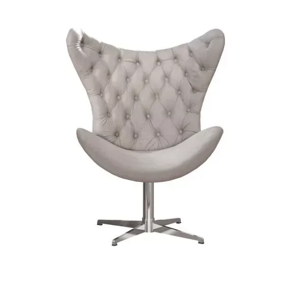 Ver imagem 1 de POLTRONA EGG COM PE GIRATORIO CAPITONE NUDE