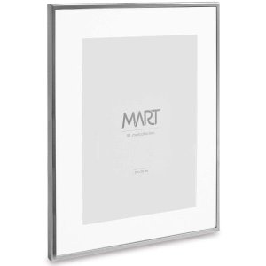 PORTA-RETRATO PRATA EM METAL - 20X25