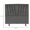 Cabeceira King Cama Box Estofada 195 Cm Emma Corino:cinza - 3