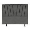 Cabeceira King Cama Box Estofada 195 Cm Emma Corino:cinza - 2