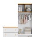 Ver imagem 5 de Guarda Roupa com Cômoda Q Encanto Slim Mdp Qmovi