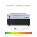 Ver imagem 5 de Conjunto Box Baú Preto Luanda Branco Espuma D28 Solteiro 96x203x69 - King House