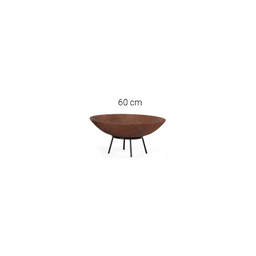 TACHO LAREIRA FOGO DE CHÃO CORTEN 60CM ALTA QUALIDADE - 2