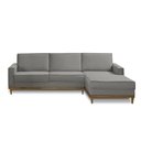 Ver imagem 3 de Kit Sofá 3 Lugares 2,10m com Chaise e 2 Poltronas Living Lavinia Linho Cinza Adonai Estofados