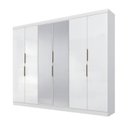 Ver mais imagens de Guarda-Roupa Casal 6 Portas 4 Gavetas com Espelho Premium Yescasa Branco