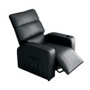 Ver imagem 2 de Poltrona Reclinável Mx-67 Pulse com Porta Copos Corino Preto Loja Sheep