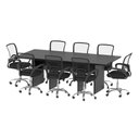 Ver imagem 4 de Mesa de Reunião para Escritório 220x100cm Me4190 Preto