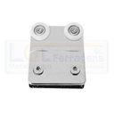 Ver imagem 1 de Carrinho com Roldana Dupla para Porta ou Janela de Vidro 1126