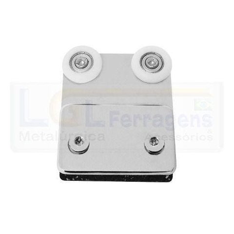 Carrinho com Roldana Dupla para Porta ou Janela de Vidro 1126