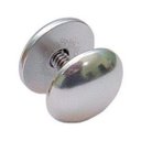 Ver imagem 1 de Botão Duplo em Metal para Acabamento de Vidros e Espelhos - 4 Unidades