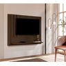 Painel para Sala Quarto Tv Smart até 43 Polegadas Ripado Prateleira:Canela - 2