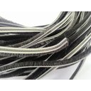 Ver imagem 5 de Veda Fresta Fita Escovinha Normal de Vedação Porta Janela Preta 5x7mm 10Mts