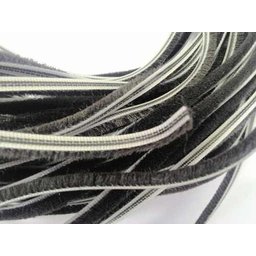 Veda Fresta Fita Escovinha Normal de Vedação Porta Janela Preta 5x7mm 10Mts - 5 Veda Fresta Fita Escovinha Normal de Vedação Porta Janela Preta 5x7mm 10Mts - 5